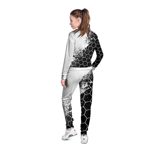 Женская олимпийка Peugeot Соты / 3D-Белый – фото 4