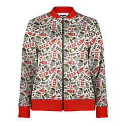 Олимпийка женская Craft Beer, цвет: 3D-красный