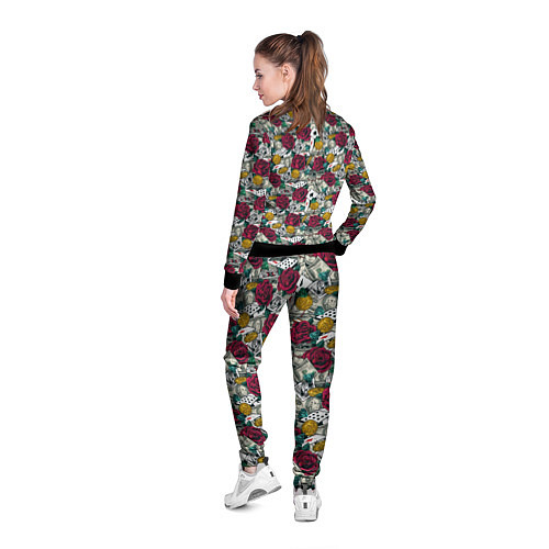 Женская олимпийка Счастливчик Lucky / 3D-Черный – фото 4