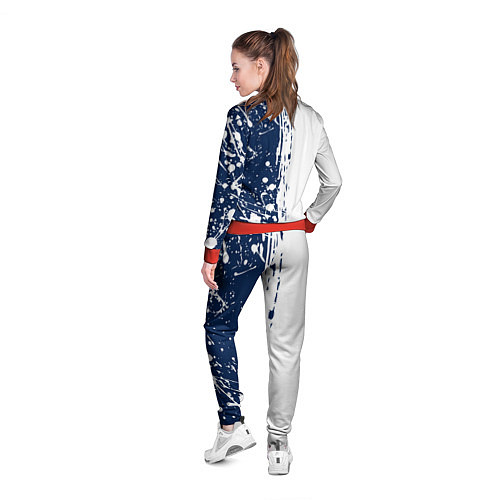 Женская олимпийка Peugeot брызги / 3D-Красный – фото 4