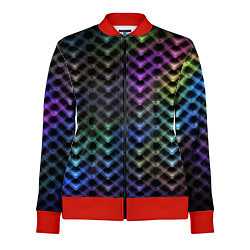 Олимпийка женская Color vanguard pattern 2025 Neon, цвет: 3D-красный