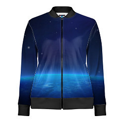 Женская олимпийка Планета вид из космоса