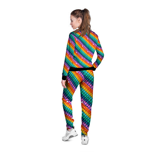 Женская олимпийка Pop It Now / 3D-Черный – фото 4