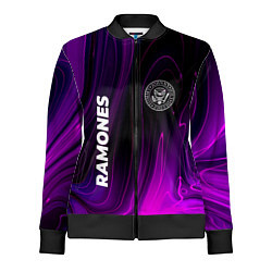 Олимпийка женская Ramones Violet Plasma, цвет: 3D-черный