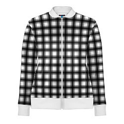 Женская олимпийка Black and white trendy checkered pattern