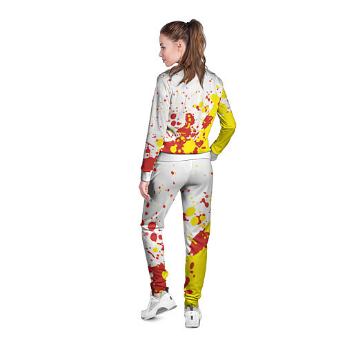 Женская олимпийка Valencia Краска / 3D-Белый – фото 4