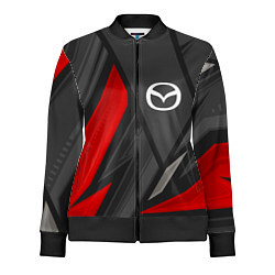 Олимпийка женская Mazda sports racing, цвет: 3D-черный