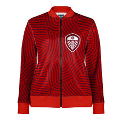 Олимпийка женская Leeds United отпечатки, цвет: 3D-красный