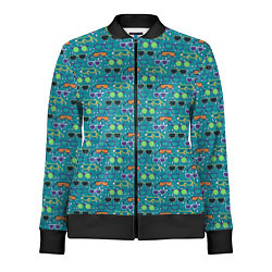 Женская олимпийка Очки разноцветные поп арт