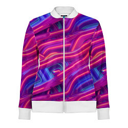 Олимпийка женская Neon waves, цвет: 3D-белый