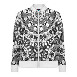 Женская олимпийка Черно-белый этнический узор