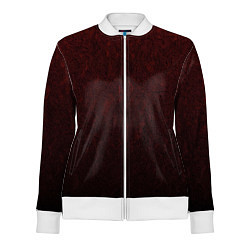 Олимпийка женская Бордо, цвет: 3D-белый