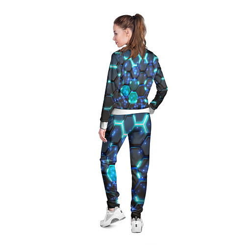 Женская олимпийка Броня нового мира / 3D-Белый – фото 4