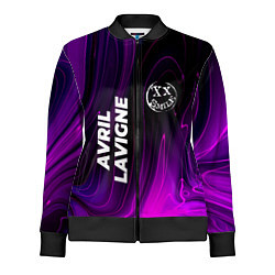 Олимпийка женская Avril Lavigne violet plasma, цвет: 3D-черный