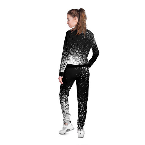Женская олимпийка Muse и рок символ на темном фоне / 3D-Черный – фото 4