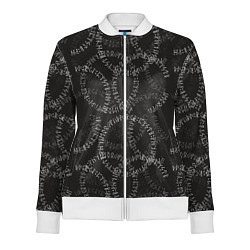 Олимпийка женская Круговые руны, цвет: 3D-белый