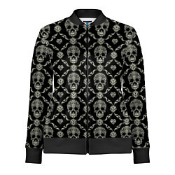 Женская олимпийка Узор с черепами Pattern with skulls