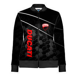 Олимпийка женская Ducati - технологическая броня, цвет: 3D-черный
