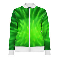 Олимпийка женская Зеленый взрыв, цвет: 3D-белый