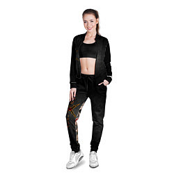 Олимпийка женская Cyborg Luffy, цвет: 3D-черный — фото 2