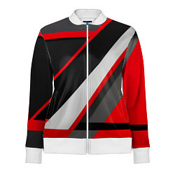 Олимпийка женская Линии неопределенности, цвет: 3D-белый