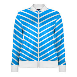 Женская олимпийка Бело-голубой полосы стрелки