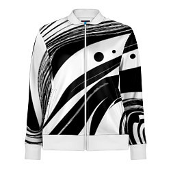 Женская олимпийка Abstract black and white composition