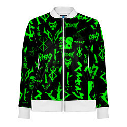 Олимпийка женская Berserk neon green, цвет: 3D-белый