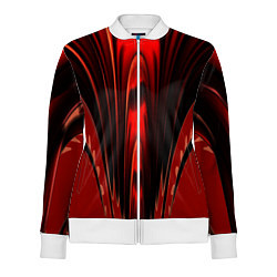 Олимпийка женская Шоколадный фонтан во тьме, цвет: 3D-белый