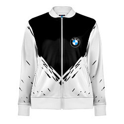 Олимпийка женская BMW стильная геометрия спорт, цвет: 3D-белый