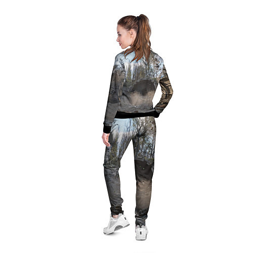 Женская олимпийка STALKER 2 тоннель / 3D-Черный – фото 4