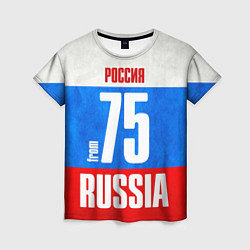 Женская футболка Russia: from 75