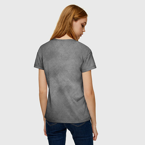 Женская футболка Череп / 3D-принт – фото 4