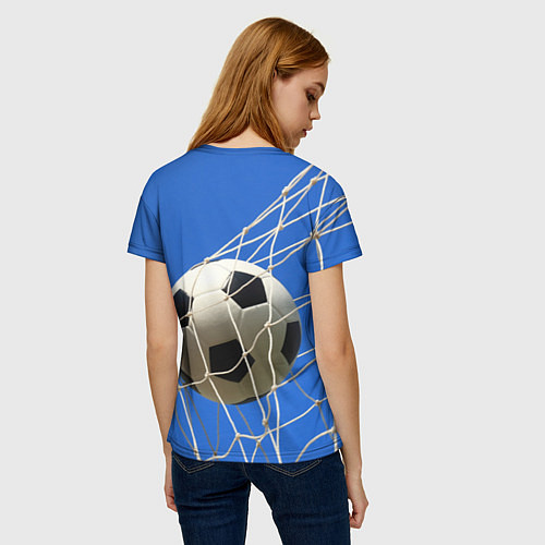 Женская футболка Футбол - гол / 3D-принт – фото 4