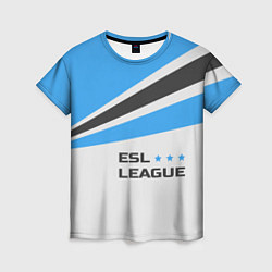 Женская футболка ESL league