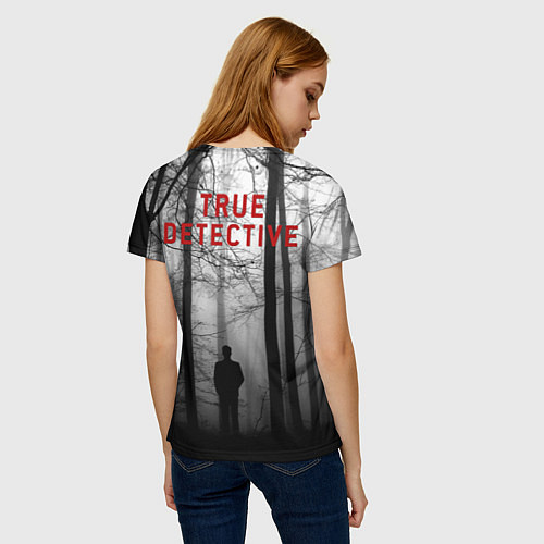 Женская футболка True Detective: Blackwood / 3D-принт – фото 4