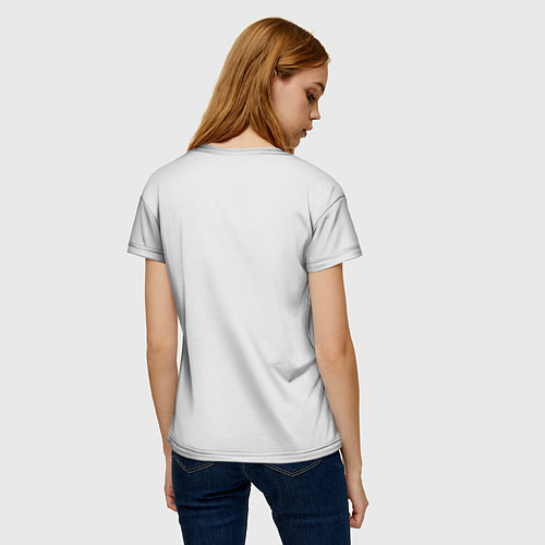 Женская футболка Череп 41 / 3D-принт – фото 4