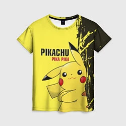 Женская футболка Pikachu Pika Pika