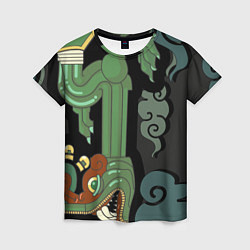 Женская футболка Cs:go - Fire Serpent Огненный змей