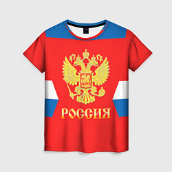 Женская футболка Сборная РФ: #71 MALKIN