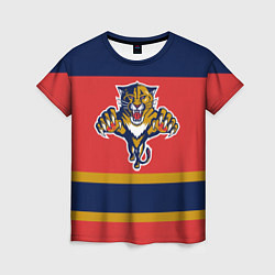 Футболка женская Florida Panthers, цвет: 3D-принт