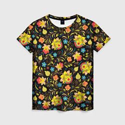 Женская футболка Цветочный узор