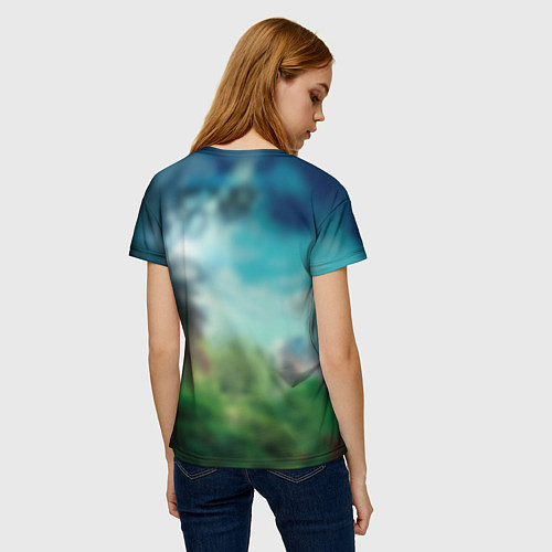 Женская футболка Эмма Блум / 3D-принт – фото 4