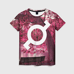 Женская футболка 30 STM: Pink Glyph