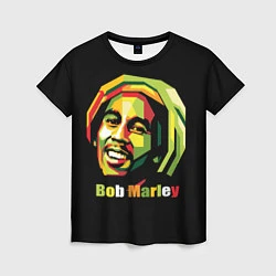 Женская футболка Bob Marley Smile