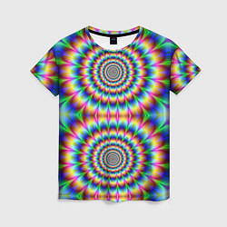 Женская футболка Grazy fractal
