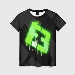 Женская футболка Flipsid3: Black collection