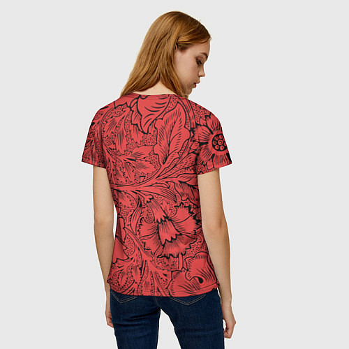 Женская футболка Огония страсти / 3D-принт – фото 4
