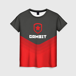 Футболка женская Gambit Gaming Uniform, цвет: 3D-принт