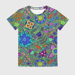 Футболка женская Pat38, цвет: 3D-принт